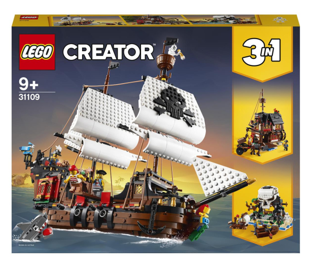 LEGO Outlet Creator 3 w 1 31109 Statek piracki 3 w 1 - 1555186 - zdjęcie